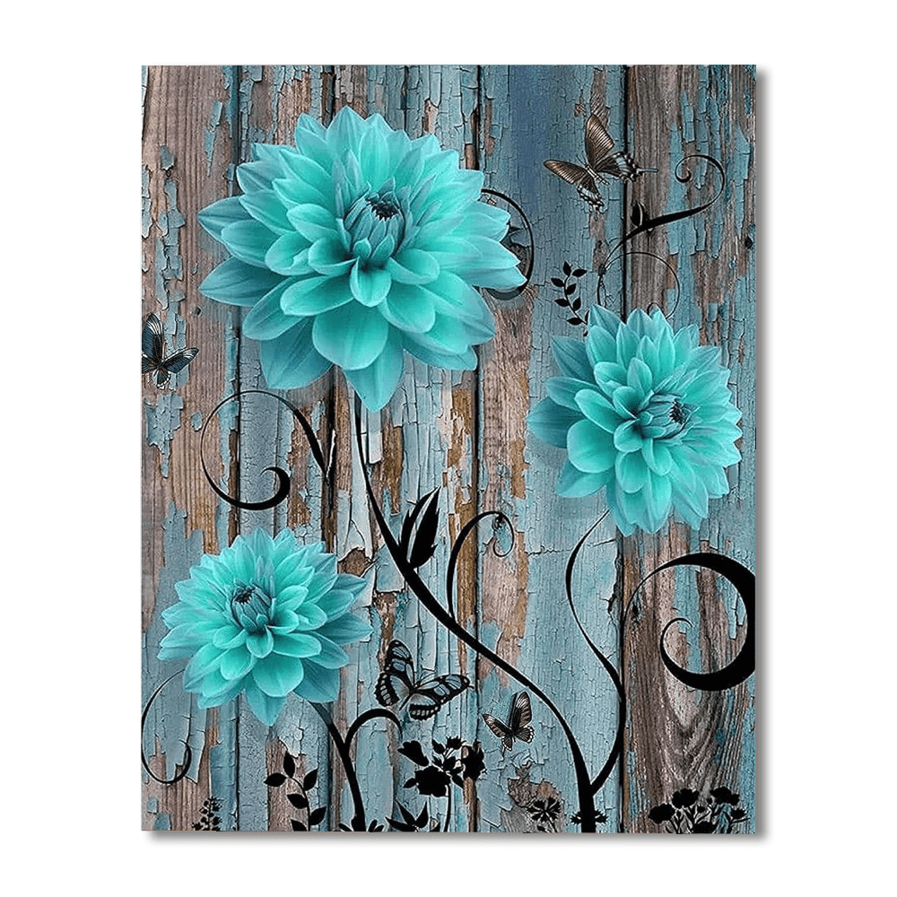 Flower Painting By Numbers Kit