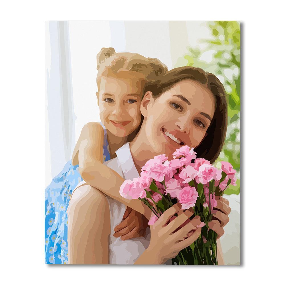 Custom Mothers Love Paint By Numbers