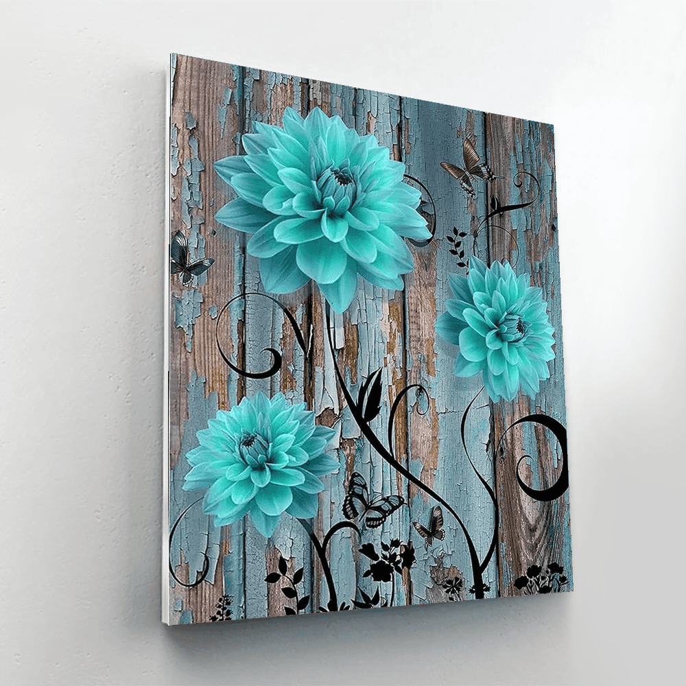 Flower Painting By Numbers Kit