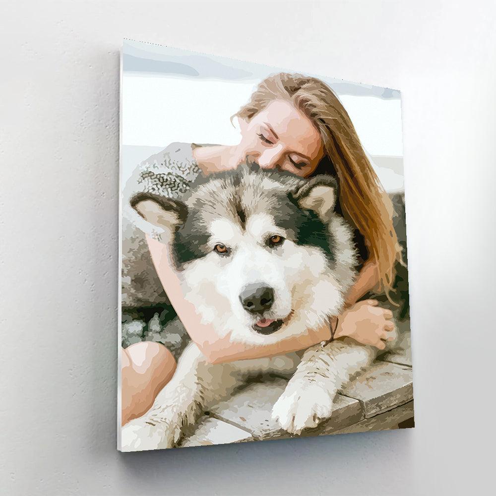 Custom Paint by Numbers Kit Mother's Day