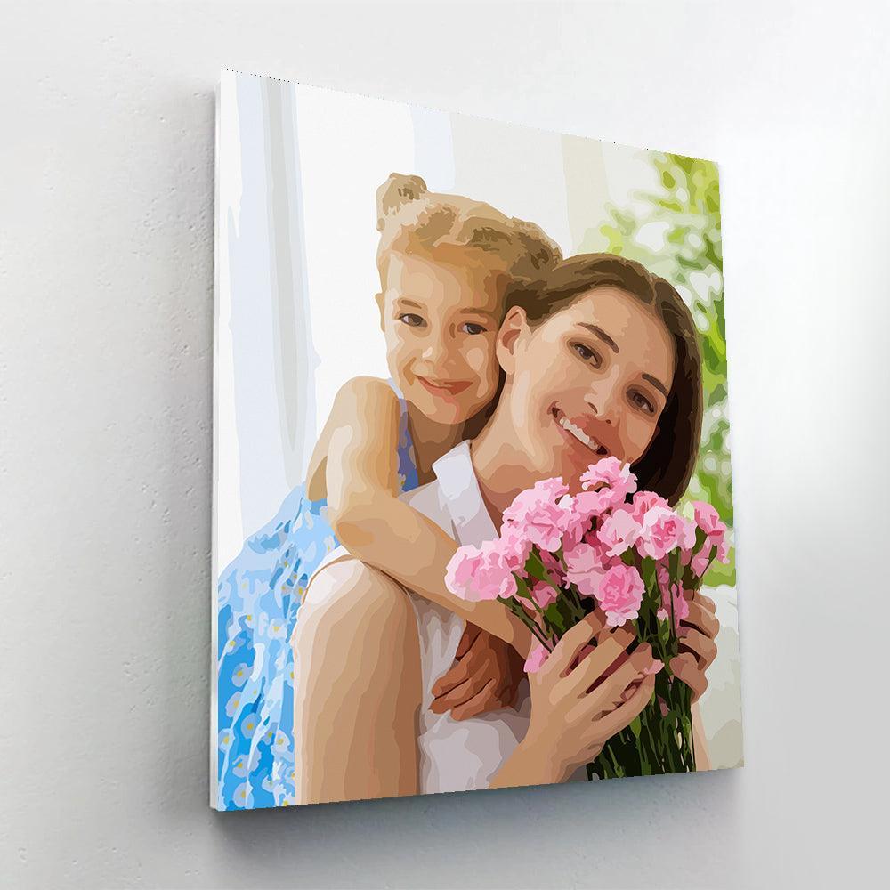 Custom Mothers Love Paint By Numbers