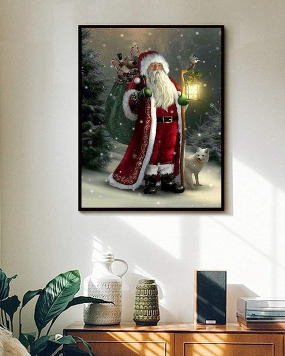 Santa Claus DIY Paint By Numbers Kit