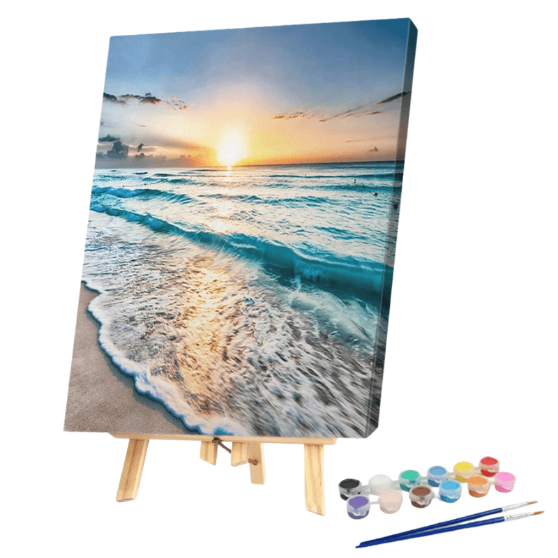Seaside Design Paint By Numbers Kit – Artistry Rack