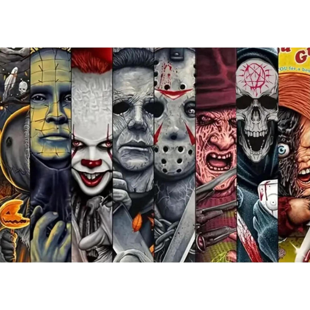 Halloween Paint by Numbers Canvas Kit For Home Decor