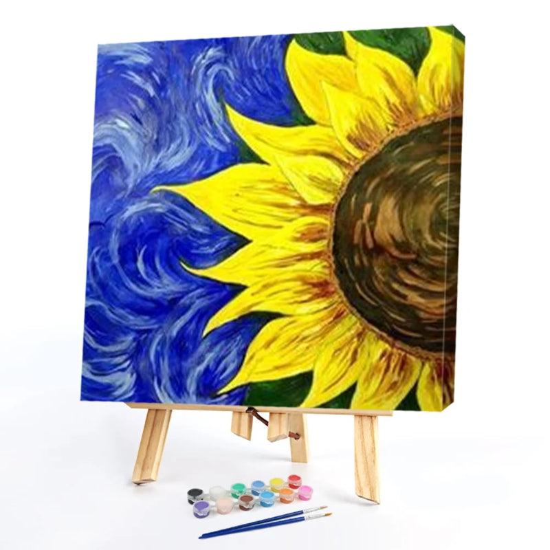 Sunflower Paint By Numbers Acrylic Painting