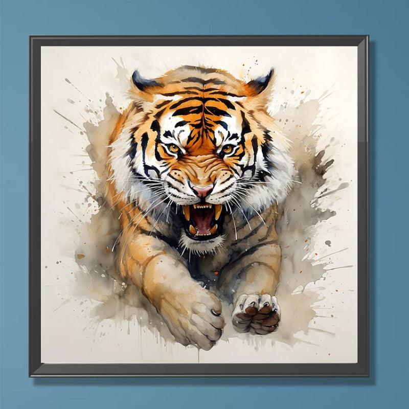 Tiger Themed Paint By Numbers Acrylic Painting Kit