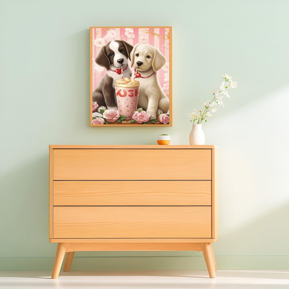 Paint by Numbers Valentine's Day for Adults.