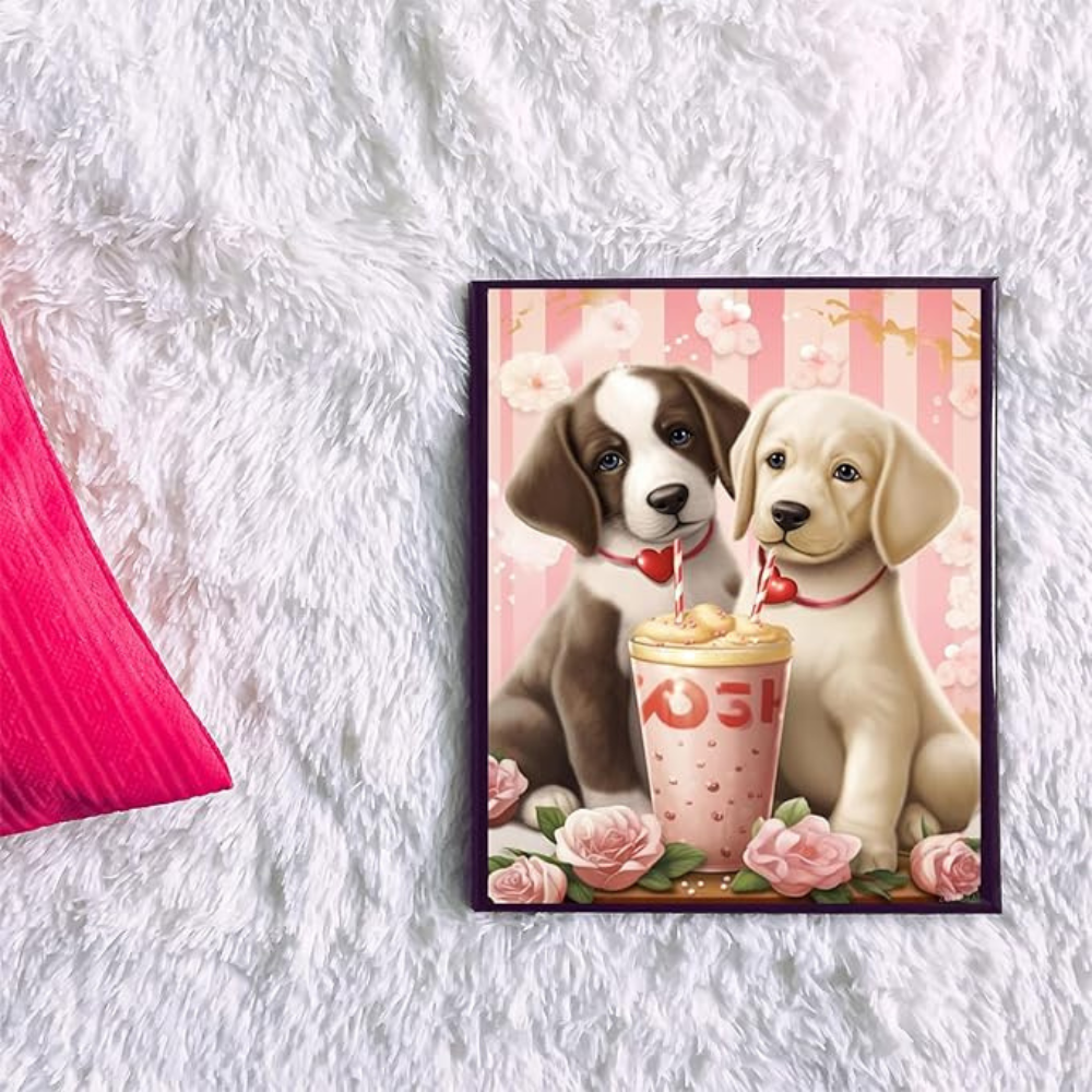 Paint by Numbers Valentine's Day for Adults.