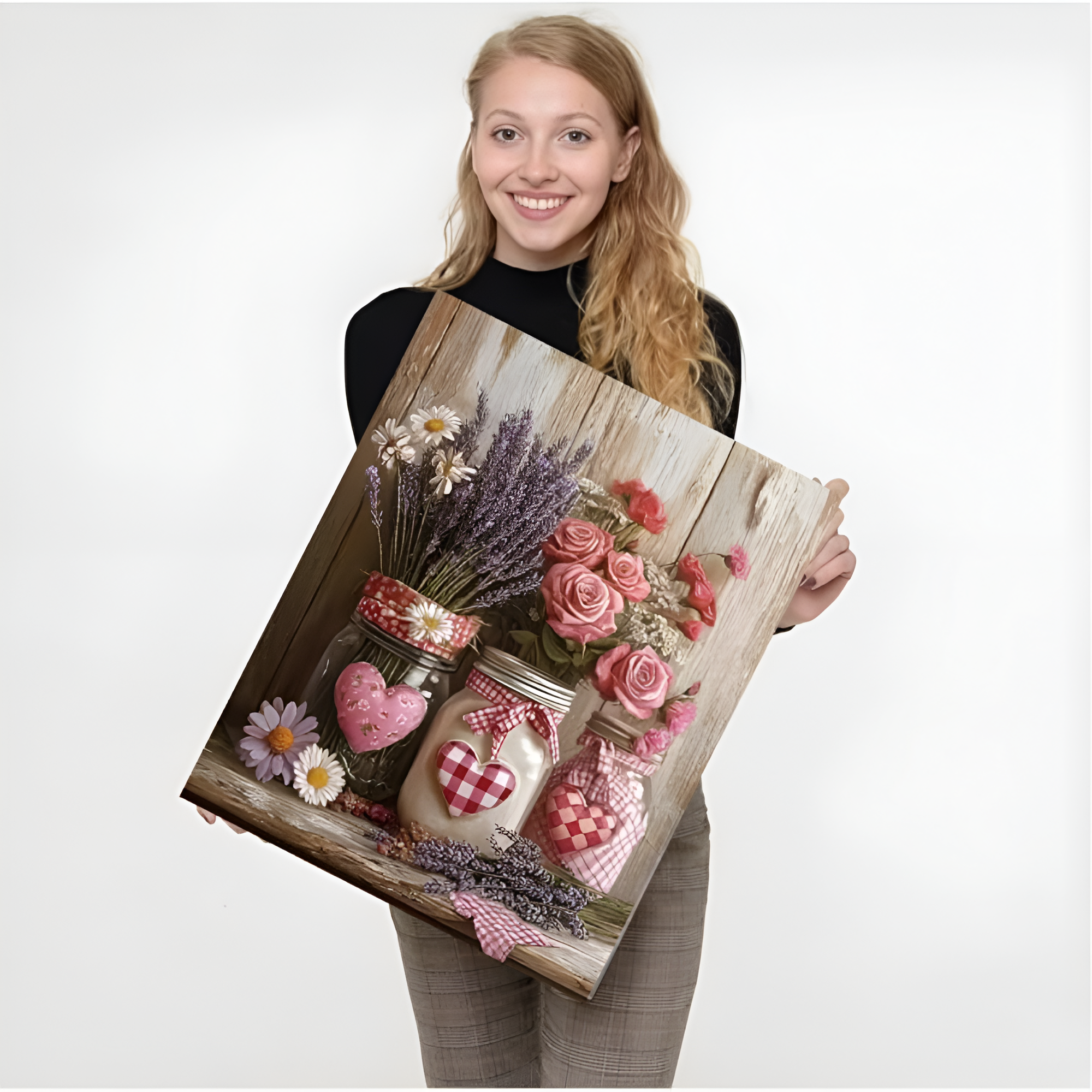 Valentines Themed Acrylic Paint By Numbers Kit For Gifting 