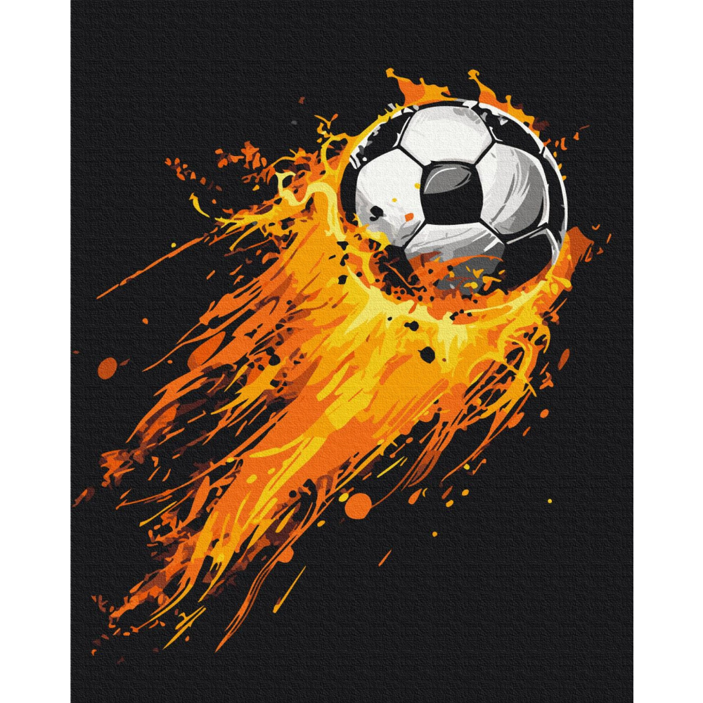 Football Player Dribbling Ball FIFA 2026 Acrylic Paint By Number Kit
