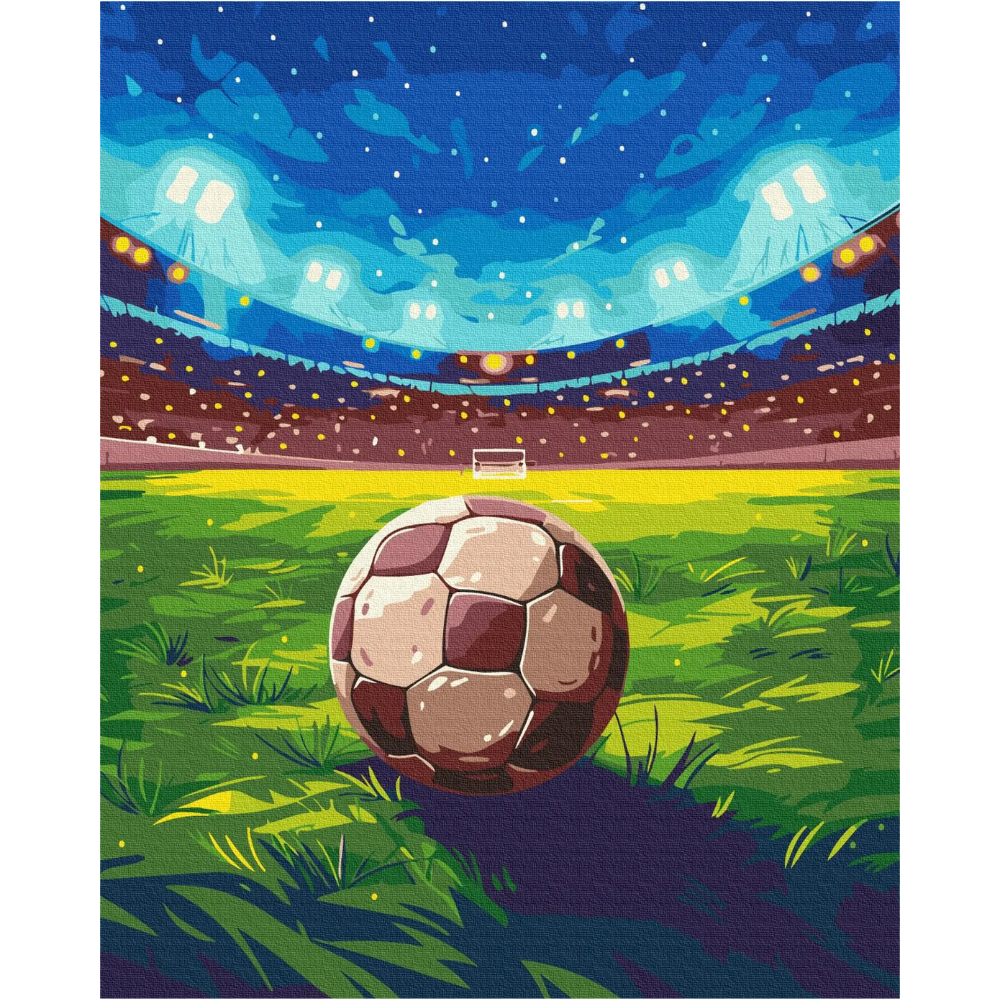 FIFA 2026 Football On Green Field Stadium Paint By Number Wall Art Kit