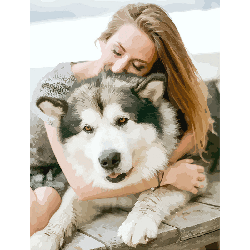 Custom Paint by Numbers Kit Mother's Day