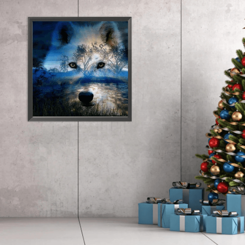 Wolf Design Paint By Numbers Kit