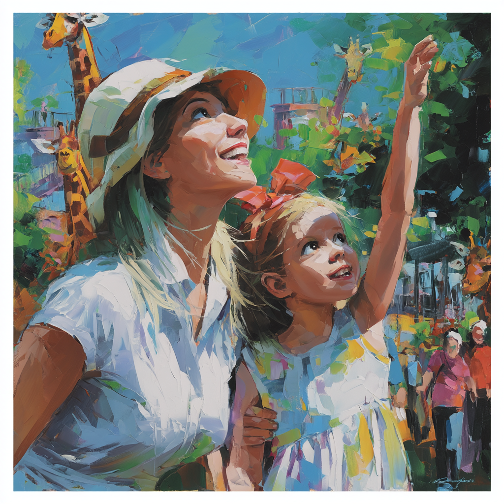 A Trip To The Zoo Painting Number Kit