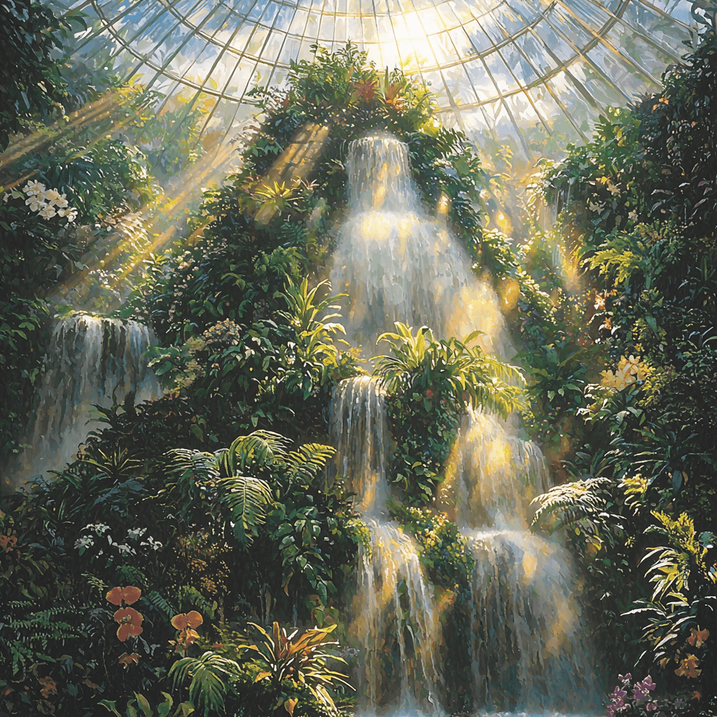 Cloud Forest - Singapore Paint By Color