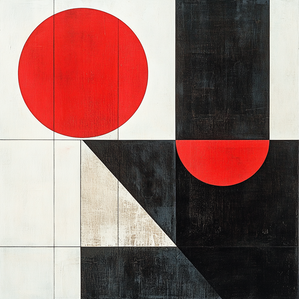 Kazimir Malevich Inspired Structural Essence Painting by numbers kit