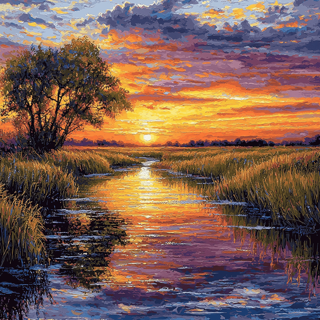 J.M.W. Turner Inspired Twilight Moments Paint By Numbers Kits