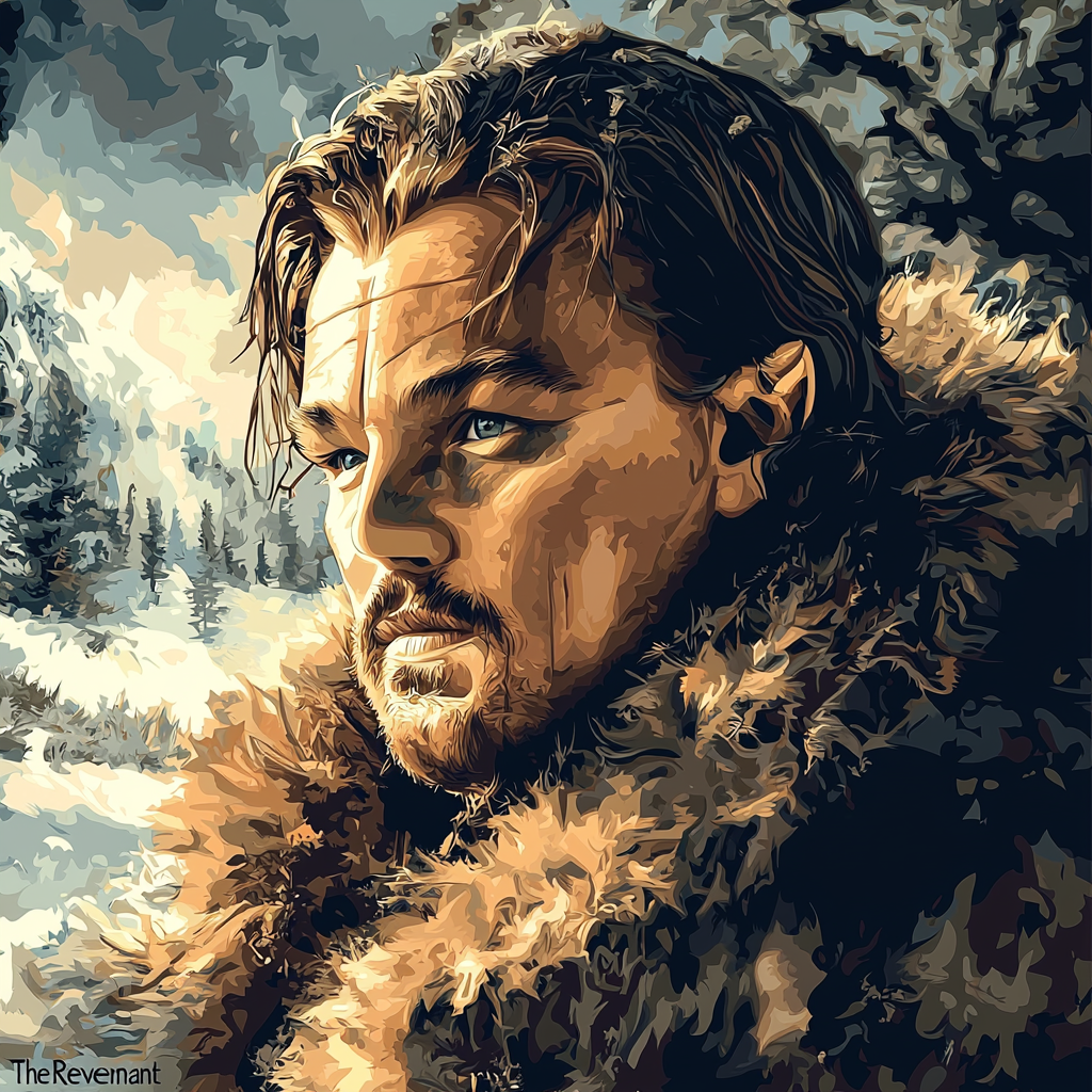 Leonardo DiCaprio: The Relentless Voyager Of Dreams Painting By Numbers Kit