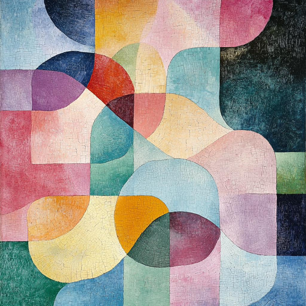 Paul Klee Inspired Lyrical Forms Painting By Numbers Kit