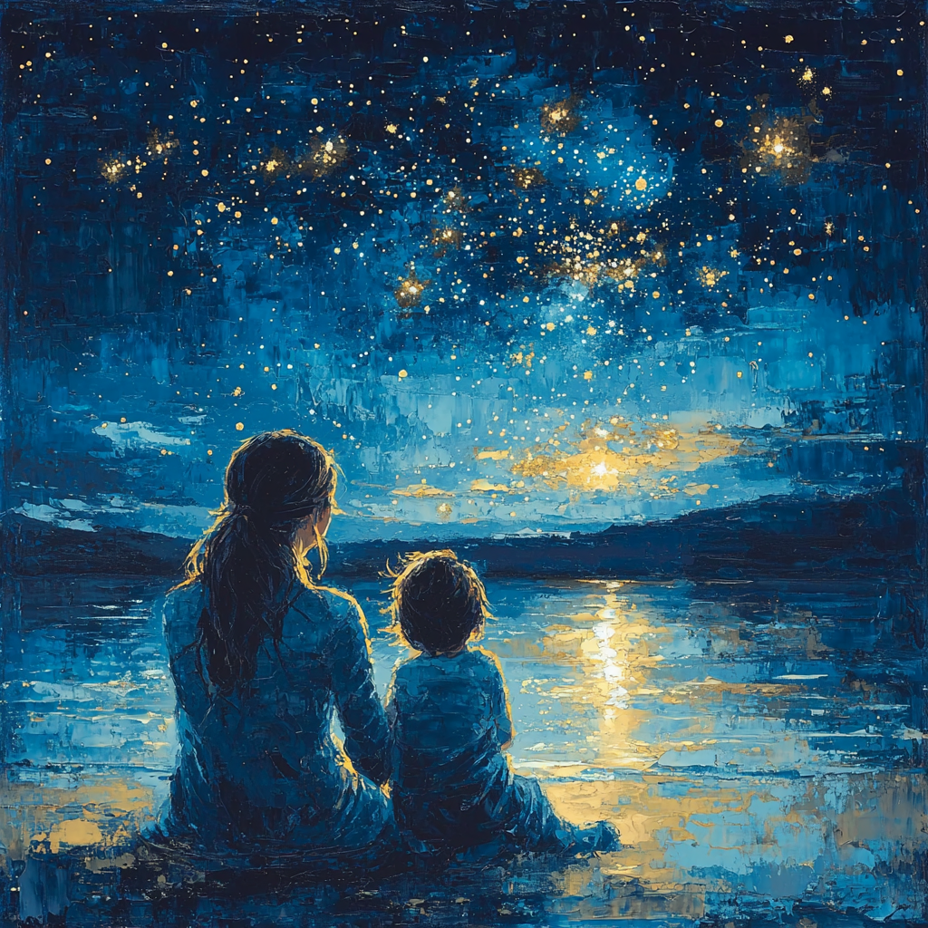 Moonlit Connections Paint By Color