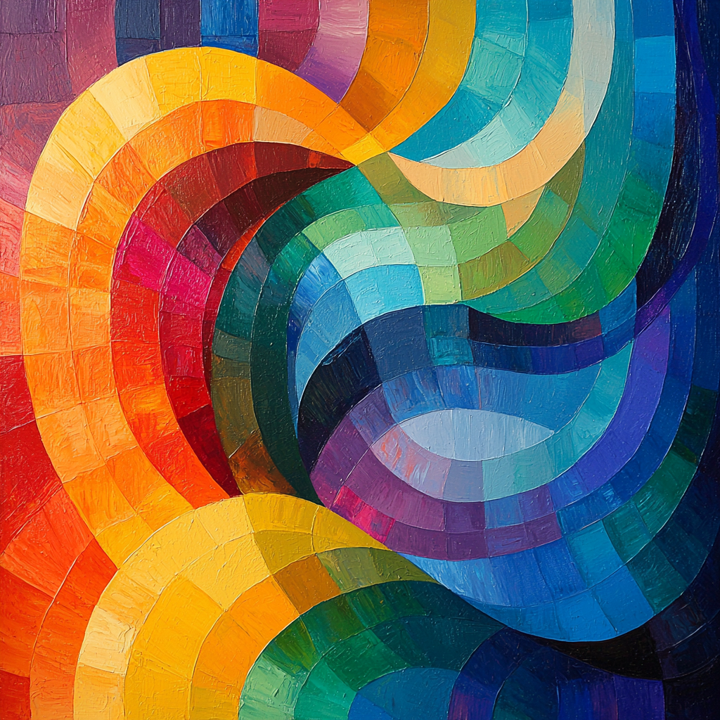 Paul Klee Inspired Flowing Inspirations DIY Paint By Numbers