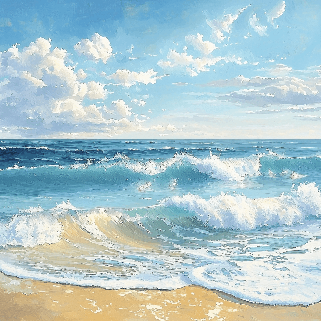 Winslow Homer Inspired Serene Sea Breeze Numbered Painting Kits