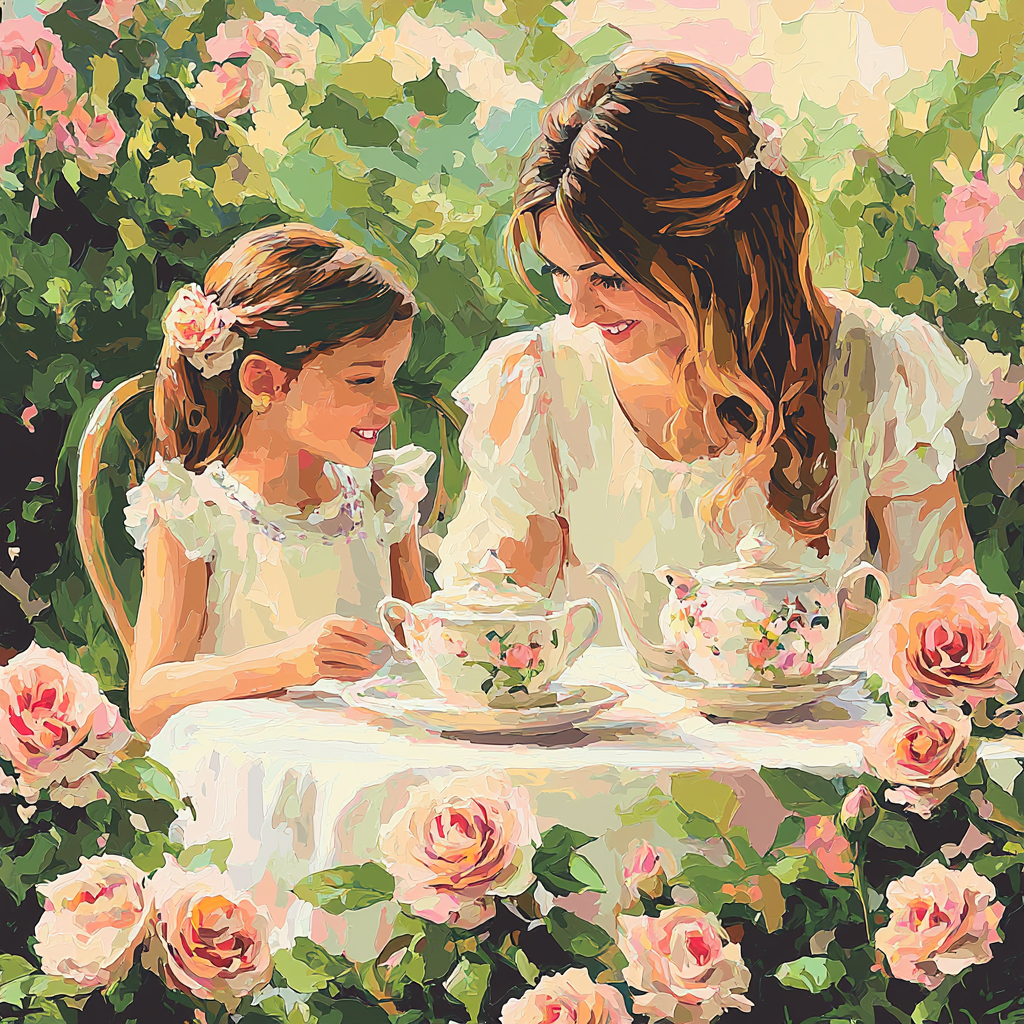 Tea Time Tales Paint By Number