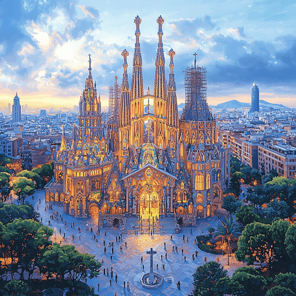 Sagrada Familia Paint By Number