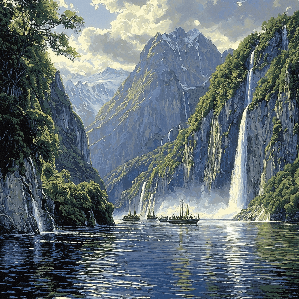 Milford Sound Paint By Numbers