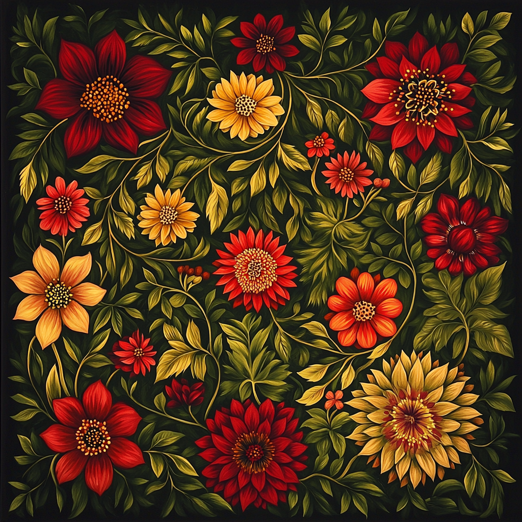 Frida Kahlo Inspired Whispers Of The Ethereal Garden Painting By Numbers Kit