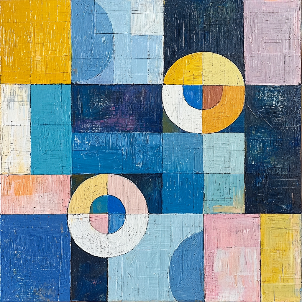 Paul Klee Inspired Journey Through Shapes Number Painting