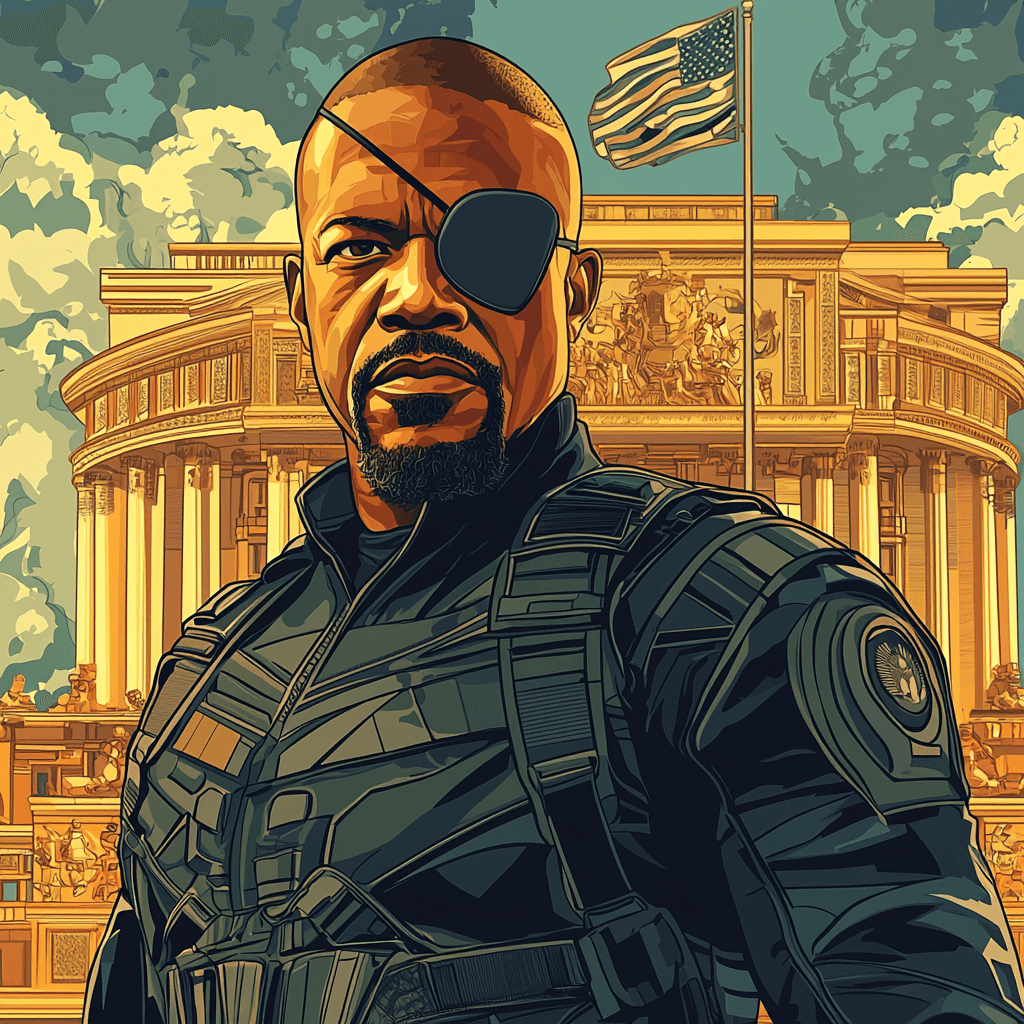 Samuel L. Jackson: Commanding The Cinematic Universe Painting Number Kit