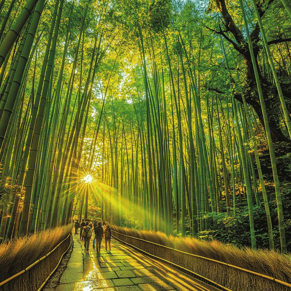 Arashiyama Bamboo Grove - Japan Number Painting