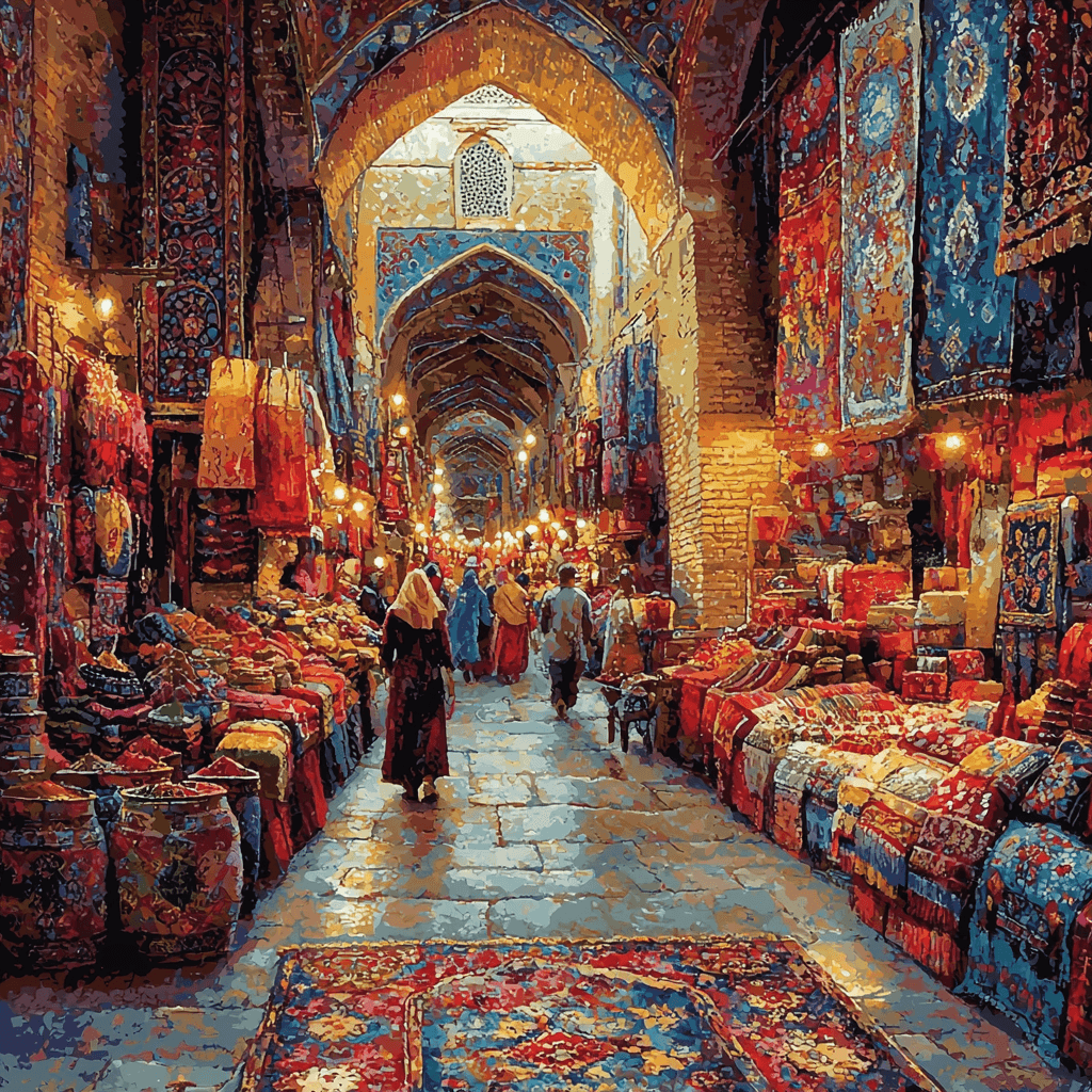 Nasir Al-Mulk Market Numbered Painting Kits