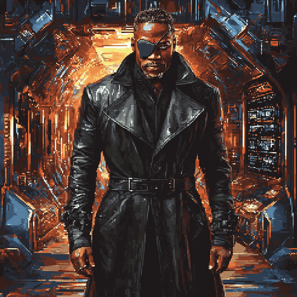 Samuel L. Jackson: The Unyielding Voice Of Fury Paint By Numbers Art