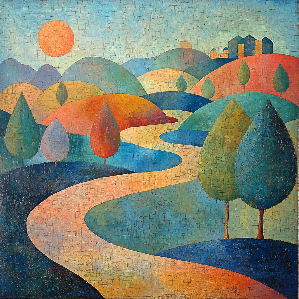 Paul Klee Inspired Evolving Landscapes Painting By Numbers Kit