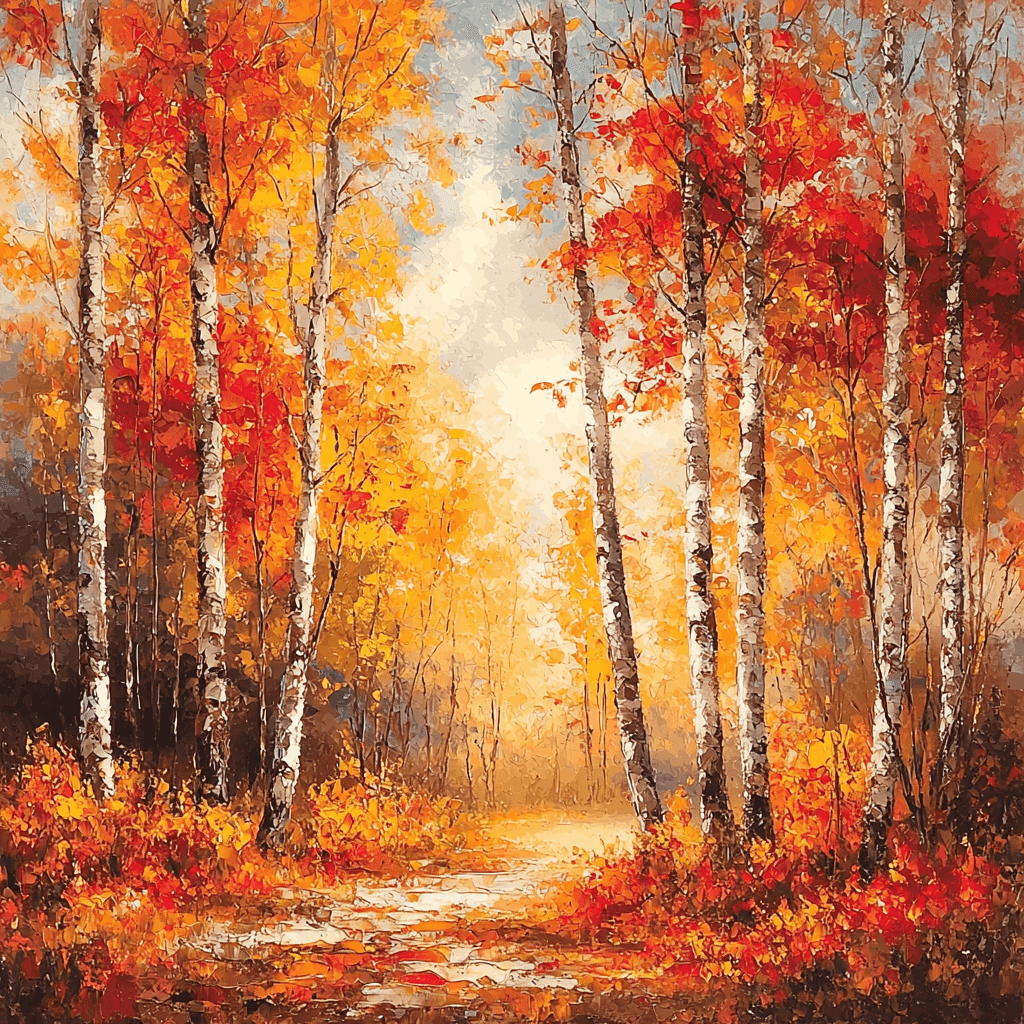 John Constable Inspired Embers Of Autumn Paint By Color