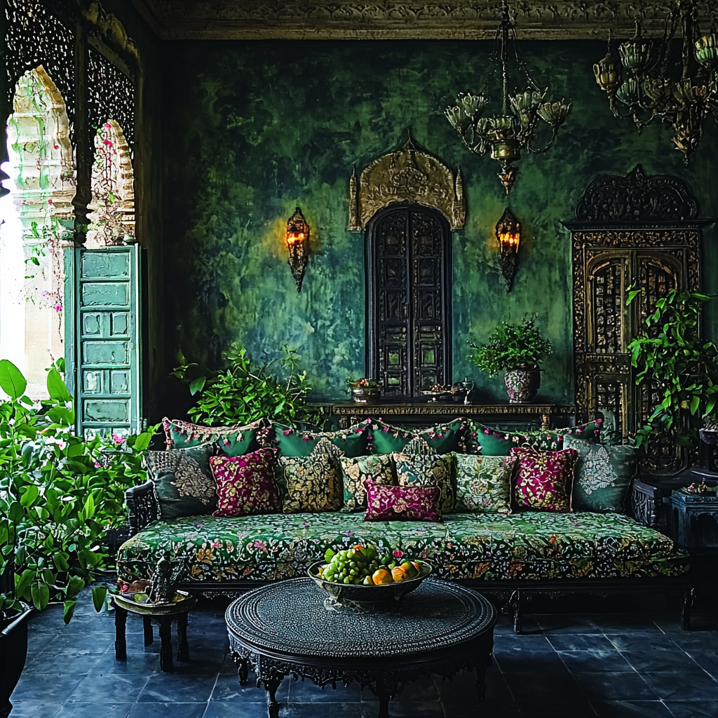 Nandalal Bose Inspired Mystical Gardens Of Monsoon Paint By Numbers Art