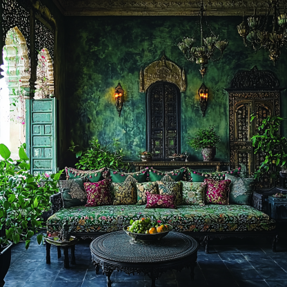 Nandalal Bose Inspired Mystical Gardens Of Monsoon Paint By Numbers Art