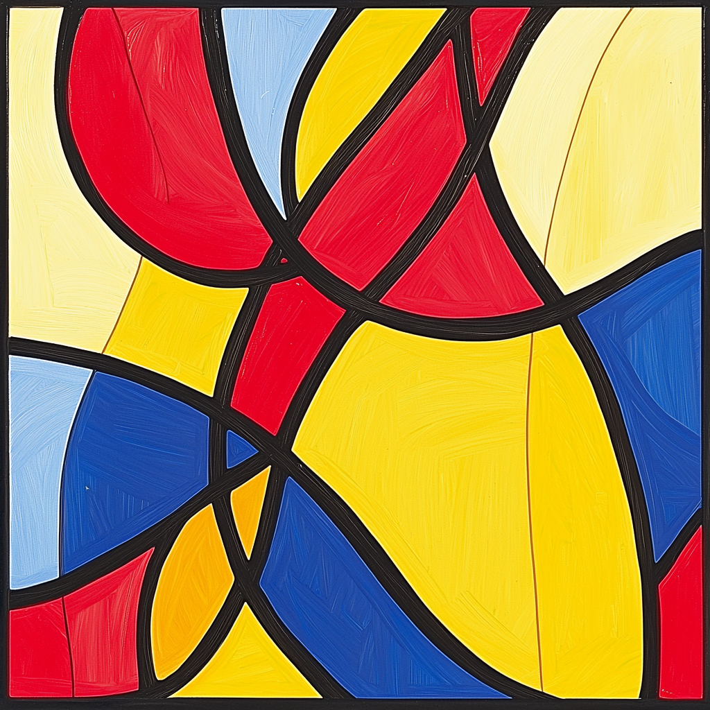 Joan Miró Inspired Chromatic Symphony Painting By Numbers Kit