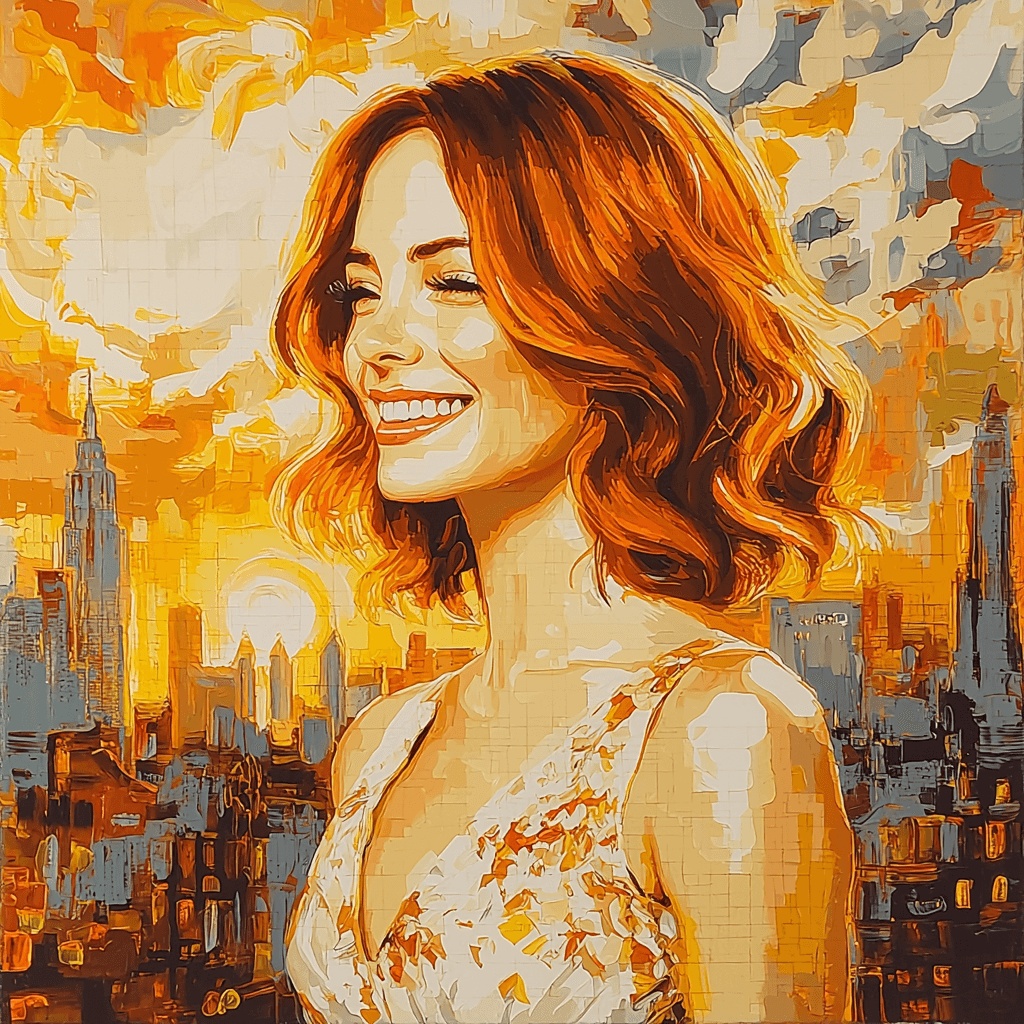 Emma Stone: The Charming Starlet Of La La Land Number Painting