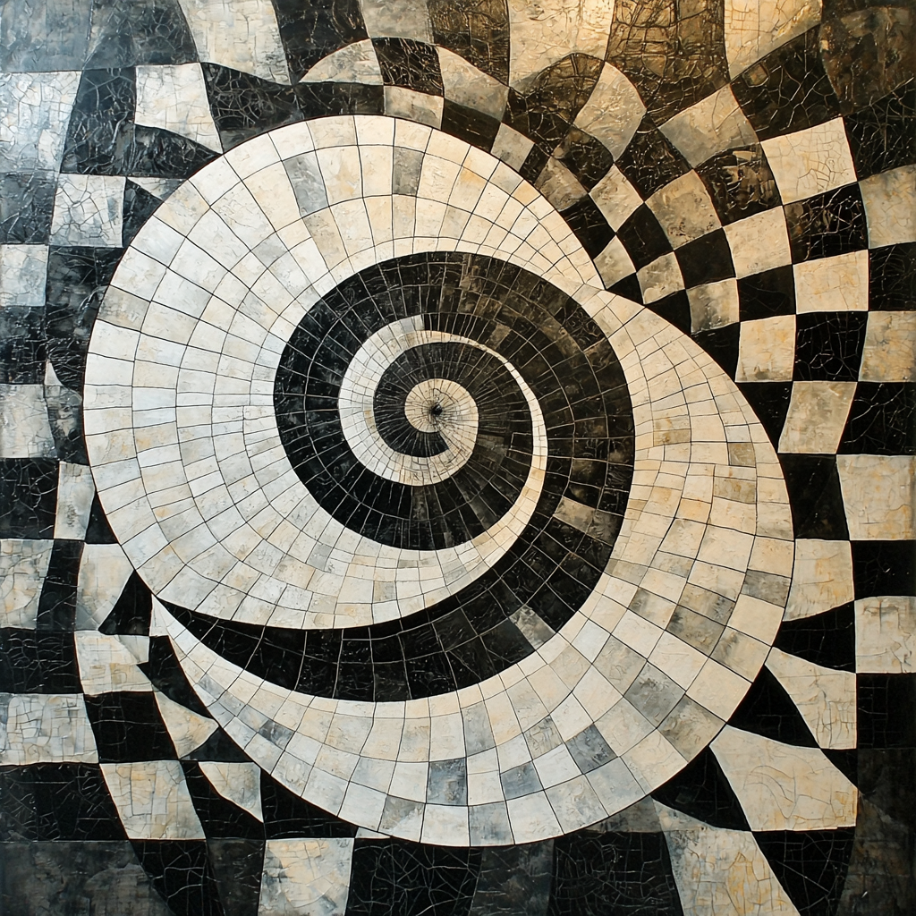 M.C. Escher Inspired Tessellated Harmony Numbered Painting Kits