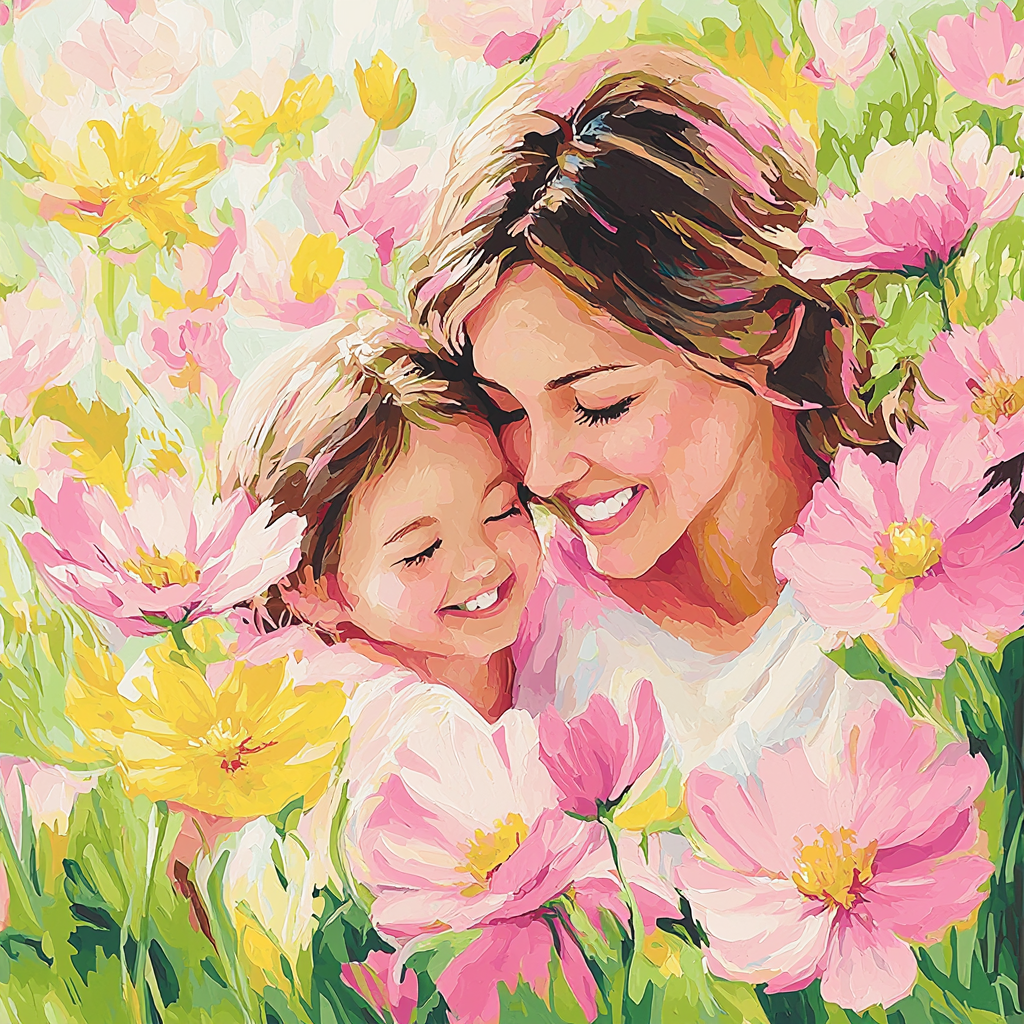Flower Child Bond Paint By Number