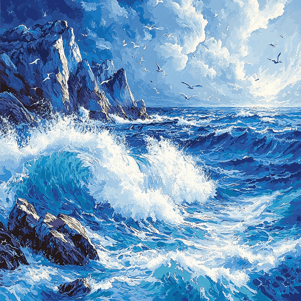 Winslow Homer Inspired Rhythm Of The Ocean Paint By Numbers Kits