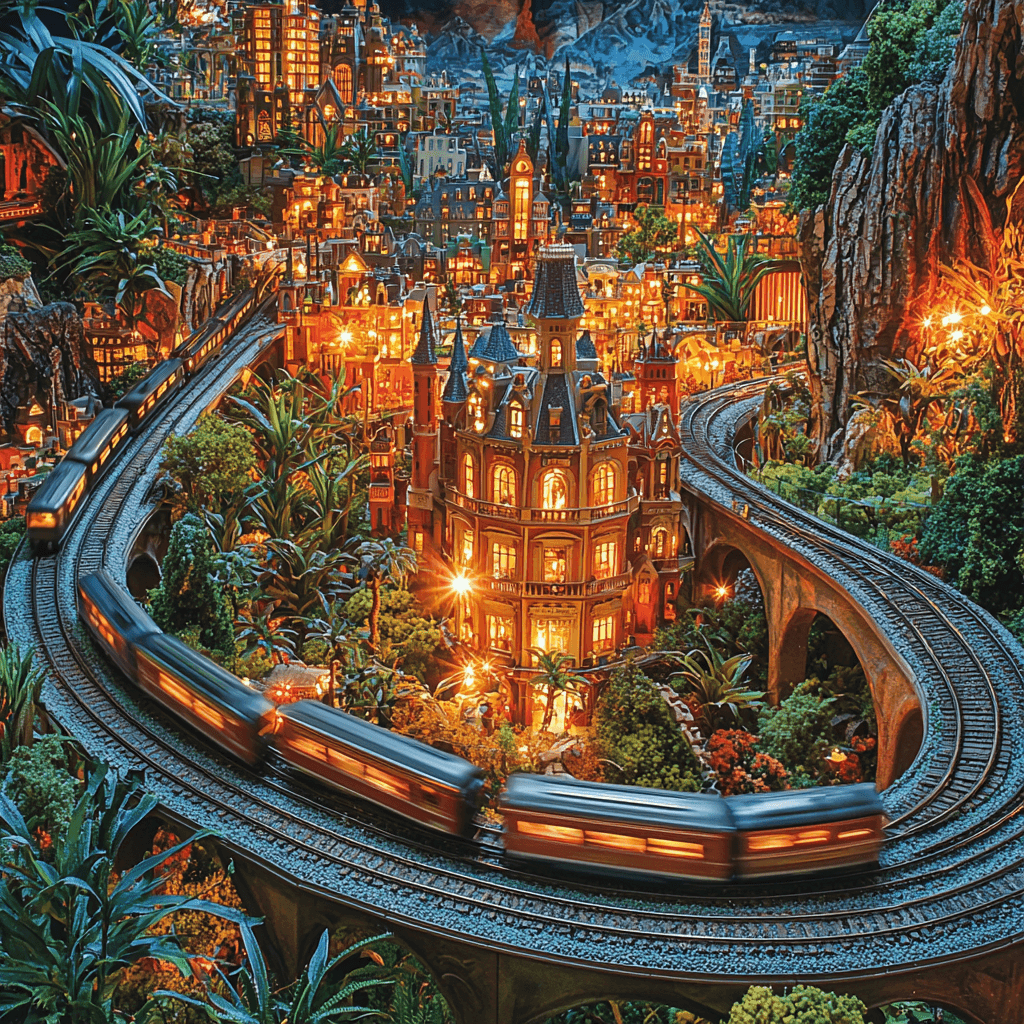 Miniatur Wunderland - Hamburg, Germany DIY Paint By Numbers