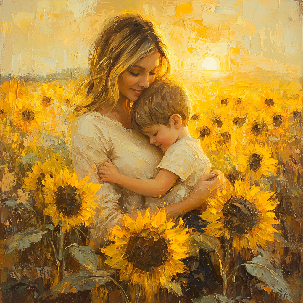 Radiance Of Motherhood Paint By Numbers