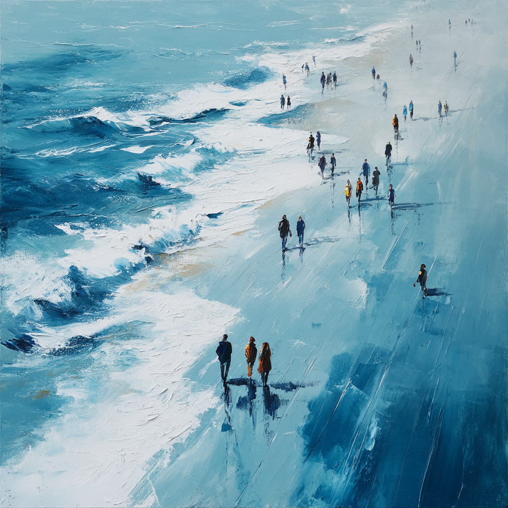 Endless Waves Of Joy Painting By Numbers Kit