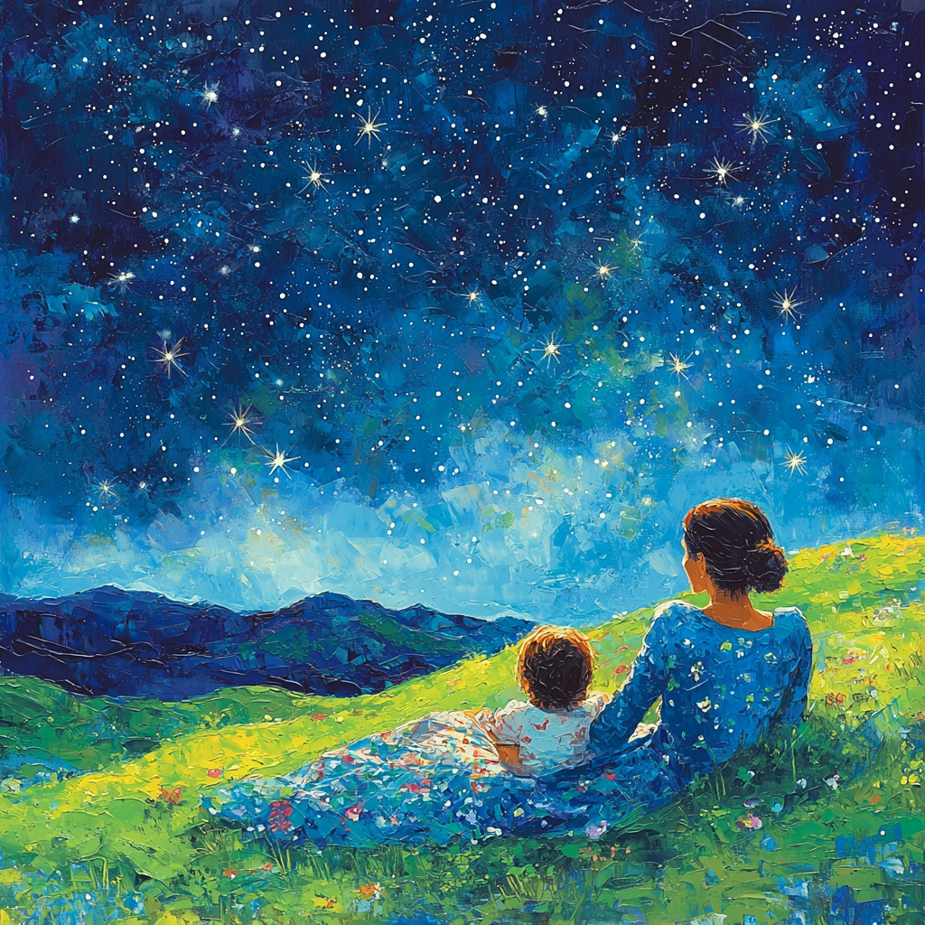Cherished Memories Under The Stars Painting Number Kit