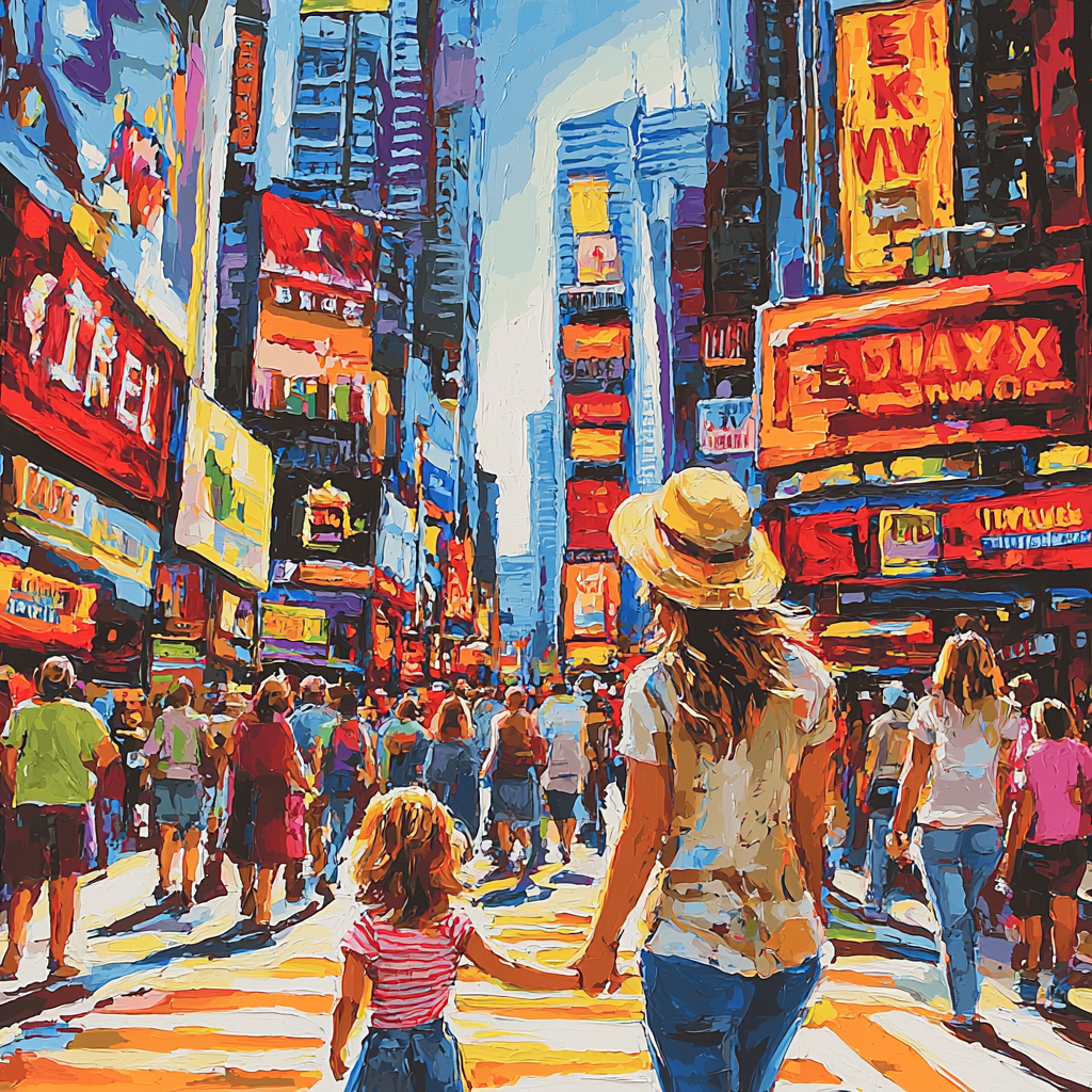 City Stroll Paint By Number