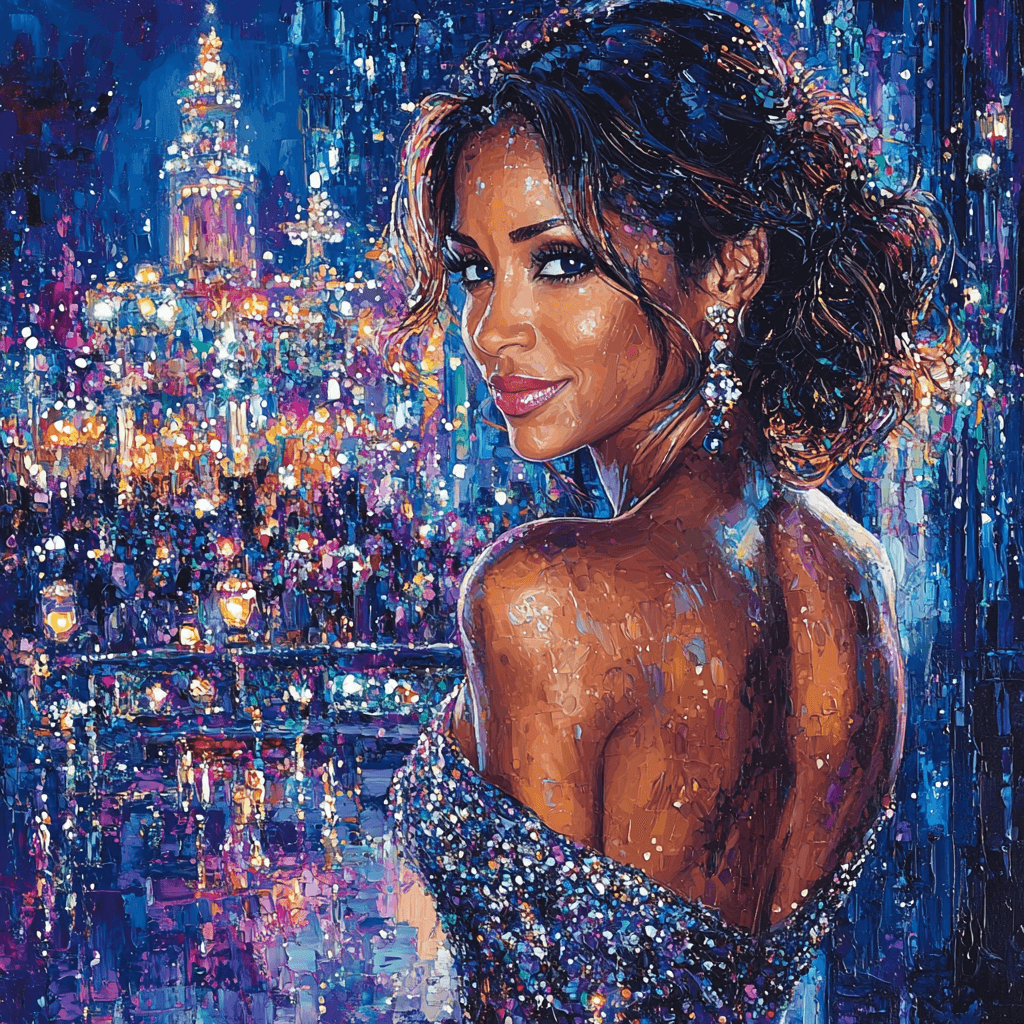 Halle Berry: The Bold And Fearless Icon Painting Number Kit